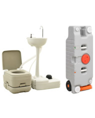 Ensemble de toilette support de lavage des mains réservoir eau | Mobilier & Déco