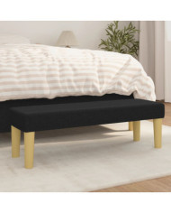 Banc Noir 100x30x30 cm Tissu | Mobilier & Déco