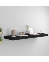 Étagère flottante murale noir 80x23,5x3,8 cm MDF | Mobilier & Déco