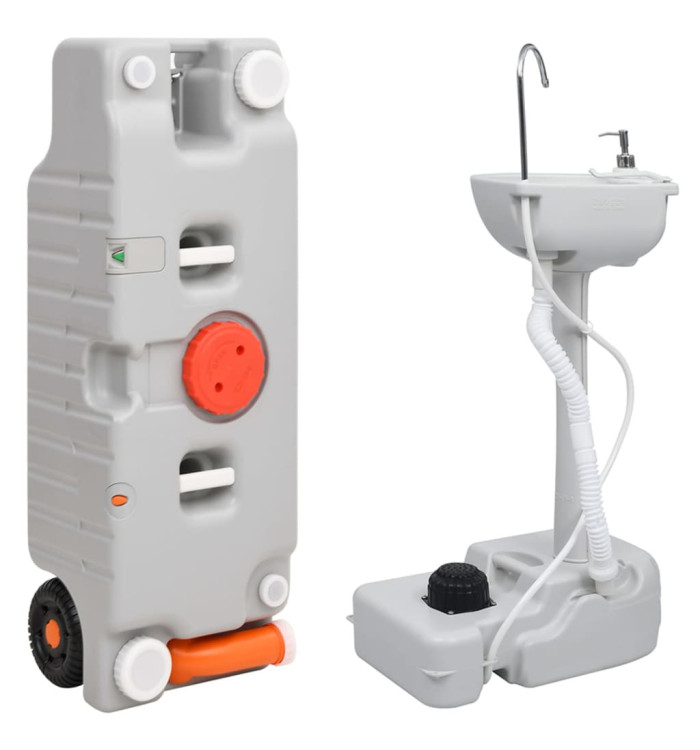 Ensemble de lave-mains et réservoir d'eau portable de camping | Mobilier & Déco