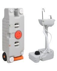 Ensemble de lave-mains et réservoir d'eau portable de camping | Mobilier & Déco