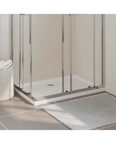 Receveur de douche rectangulaire ABS Blanc 70x100 cm | Mobilier & Déco