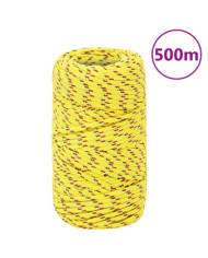 Corde de bateau Jaune 2 mm 500 m Polypropylène | Mobilier & Déco