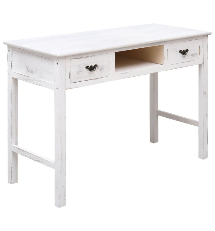 Table console Blanc antique 110 x 45 x 76 cm Bois | Mobilier & Déco