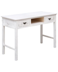 Table console Blanc antique 110 x 45 x 76 cm Bois | Mobilier & Déco