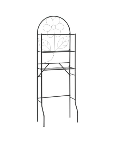 Étagère de toilette Noir 60x33x174 cm | Mobilier & Déco
