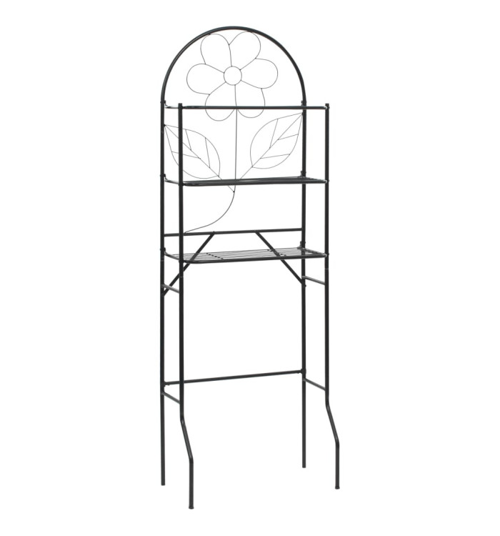 Étagère de toilette Noir 60x33x174 cm | Mobilier & Déco