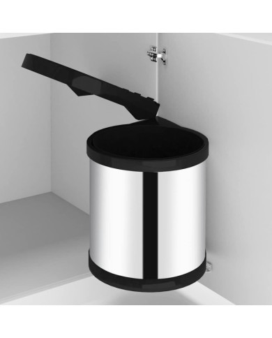 Poubelle intégrée de cuisine Acier inoxydable 8 L | Mobilier & Déco