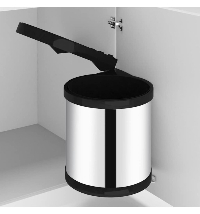 Poubelle intégrée de cuisine Acier inoxydable 8 L | Mobilier & Déco