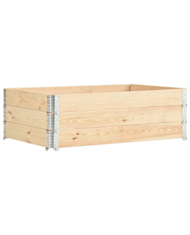 Colliers de palette 3 pcs 50x150 cm Bois de pin solide | Mobilier & Déco