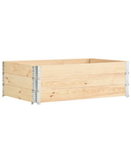 Colliers de palette 3 pcs 50x150 cm Bois de pin solide | Mobilier & Déco