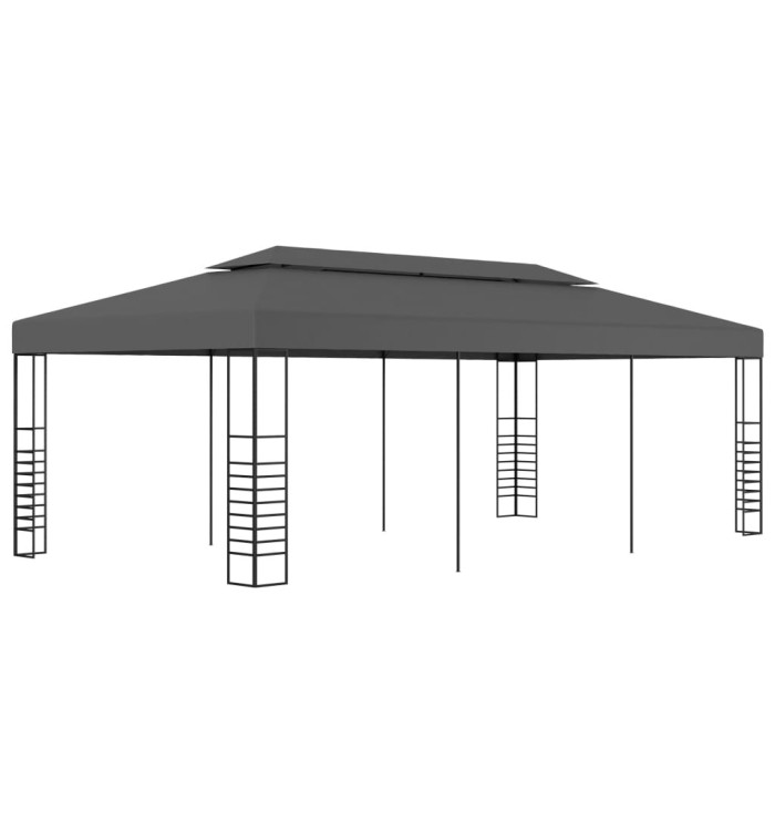 Tonnelle de jardin 3 x 6 m Anthracite | Mobilier & Déco