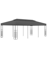 Tonnelle de jardin 3 x 6 m Anthracite | Mobilier & Déco