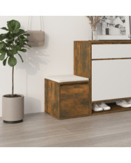 Tiroir boîte Chêne fumé 40,5x40x40 cm Bois d'ingénierie | Mobilier & Déco