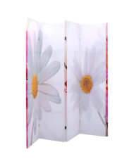 Cloison de séparation pliable 200 x 170 cm Fleur | Mobilier & Déco