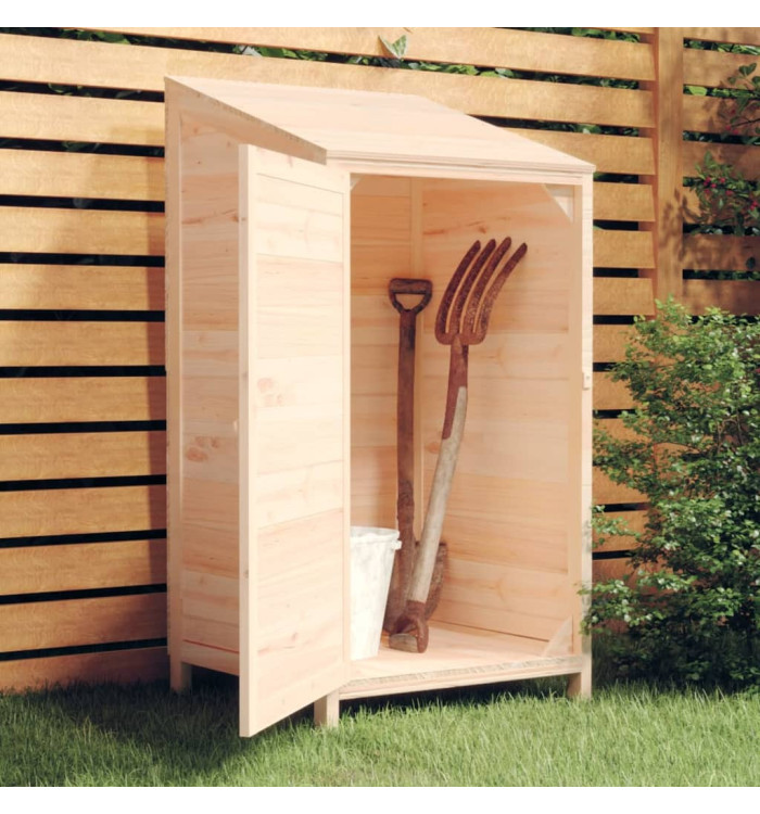 Remise de jardin 55x52x112 cm Bois de sapin solide | Mobilier & Déco