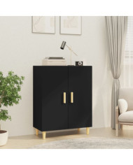 Buffet Noir 70x34x90 cm Bois d'ingénierie | Mobilier & Déco