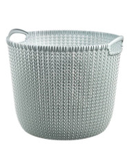 Curver Panier de rangement Knit Rond L 30 L Bleu brumeux | Mobilier & Déco