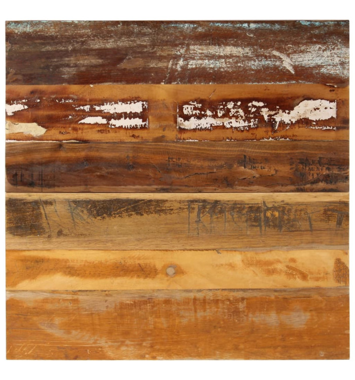 Dessus de table carré 70x70 cm 15-16 mm Bois de récupération | Mobilier & Déco