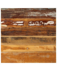Dessus de table carré 70x70 cm 15-16 mm Bois de récupération | Mobilier & Déco