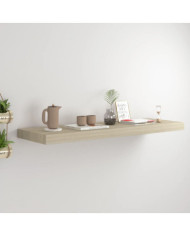 Étagère flottante murale chêne 80x23,5x3,8 cm MDF | Mobilier & Déco