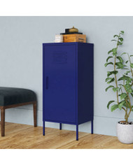 Armoire de rangement Bleu marine 42,5x35x101,5 cm Acier | Mobilier & Déco