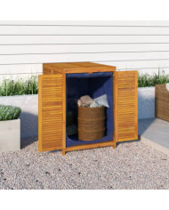Boîte de rangement de jardin 70x87x104 cm bois massif d'acacia | Mobilier & Déco