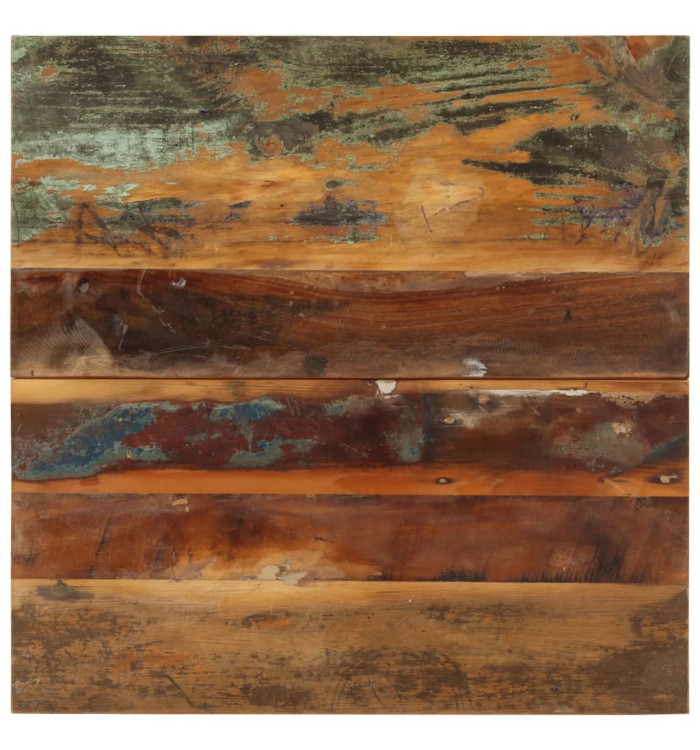 Dessus de table carré 60x60 cm 15-16 mm Bois de récupération | Mobilier & Déco