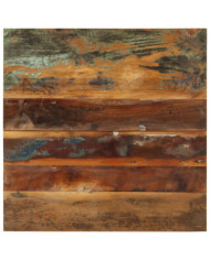 Dessus de table carré 60x60 cm 15-16 mm Bois de récupération | Mobilier & Déco
