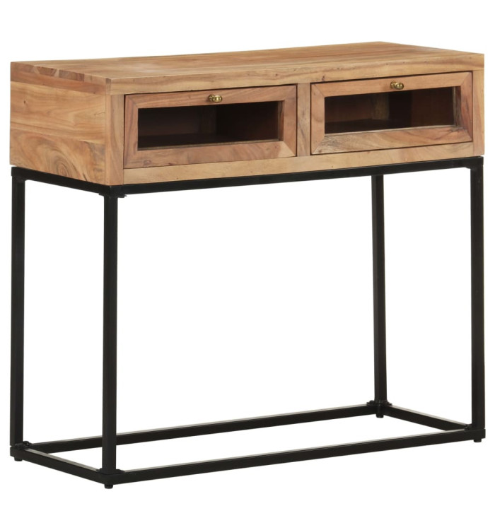 Table console 90x35x76 cm Bois d'acacia massif | Mobilier & Déco