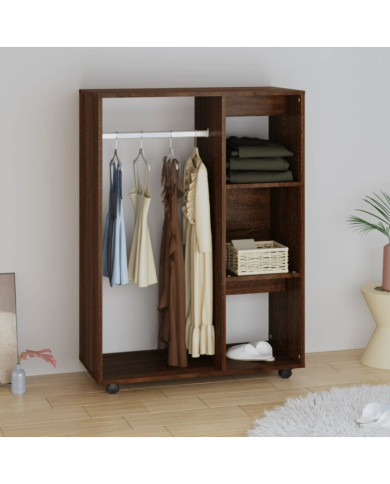 Garde-robe Chêne marron 80x40x110 cm Bois d'ingénierie | Mobilier & Déco