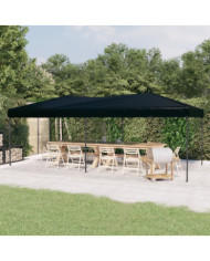 Tente de réception pliable Noir 3x6 m | Mobilier & Déco