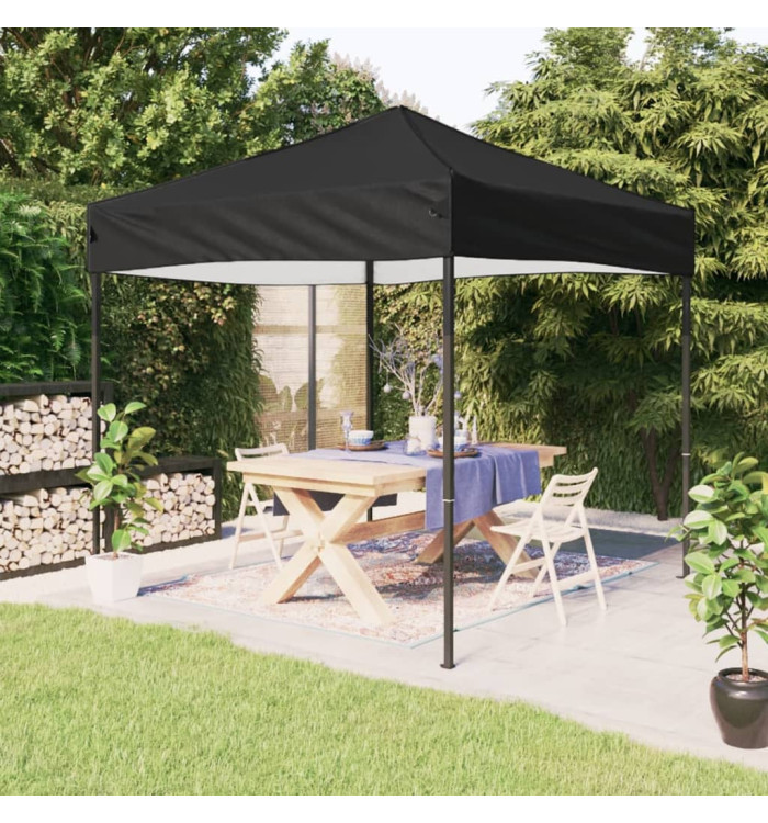 Tente de réception pliable Noir 3x3 m | Mobilier & Déco
