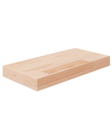 Panneau d'étagère 40x20x4 cm Bois de chêne massif non traité | Mobilier & Déco