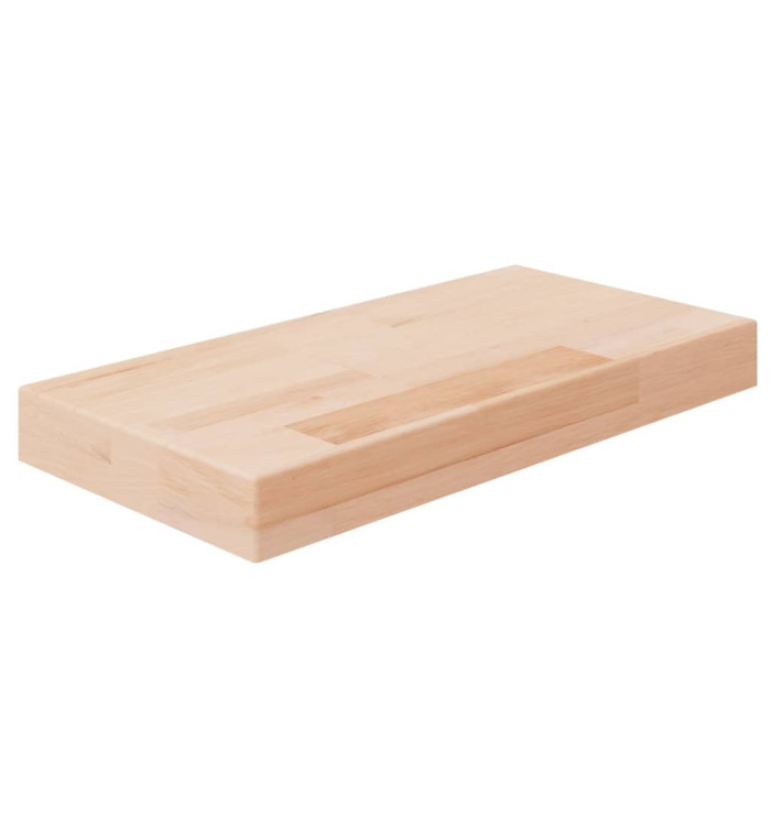 Panneau d'étagère 40x20x4 cm Bois de chêne massif non traité | Mobilier & Déco