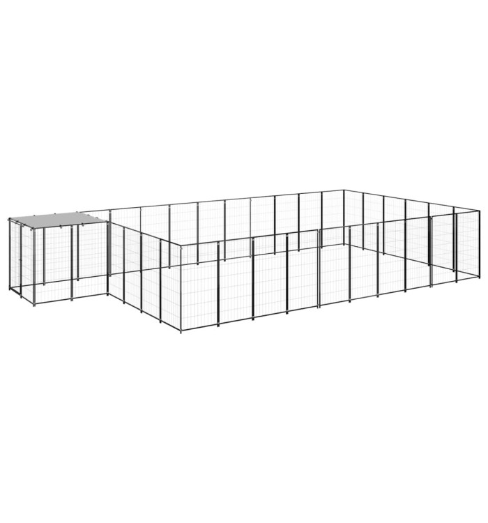 Chenil Noir 19,36 m² Acier | Mobilier & Déco