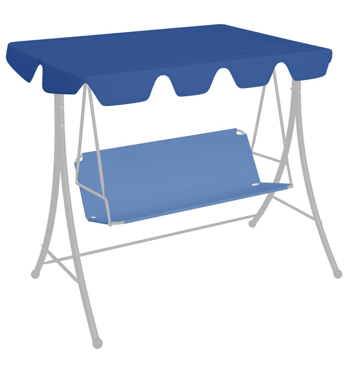 Toit de rechange de balançoire bleu 150/130x105/70 cm | Mobilier & Déco