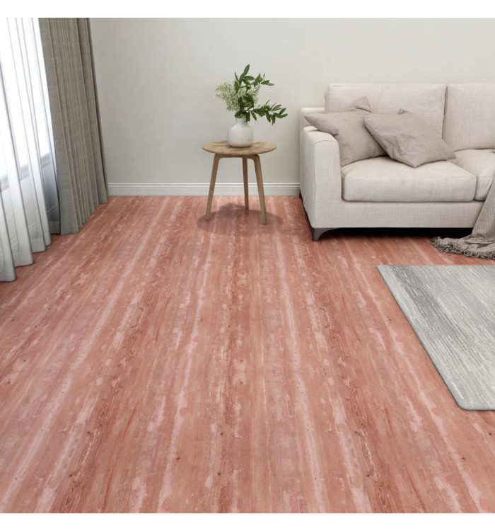 Dalles de plancher autoadhésives 20 pcs PVC 1,86 m² rouge | Mobilier & Déco