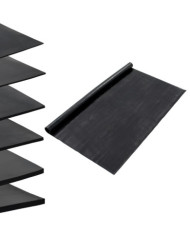 Tapis en caoutchouc antidérapant 1,2x5 m 1 mm Lisse | Mobilier & Déco