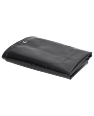 Bâche de protection 650 g/m² 3x5 m Noir | Mobilier & Déco