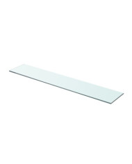 Panneau pour étagère Verre transparent 80 x 15 cm | Mobilier & Déco