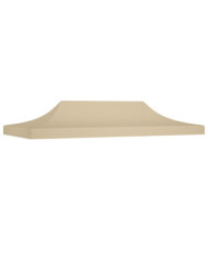 Toit de tente de réception 6x3 m Beige 270 g/m² | Mobilier & Déco