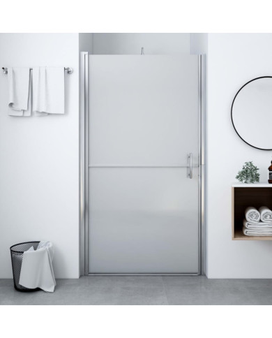 Porte de douche Verre trempé dépoli 81x195 cm | Mobilier & Déco