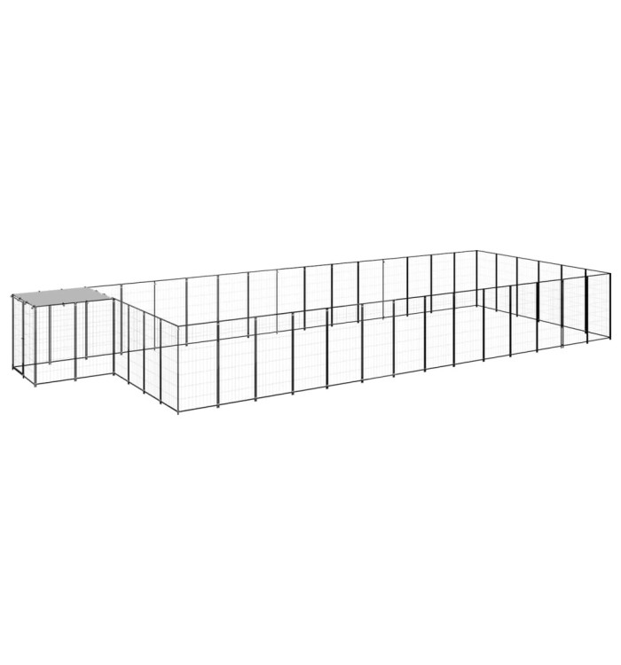 Chenil Noir 26,62 m² Acier | Mobilier & Déco