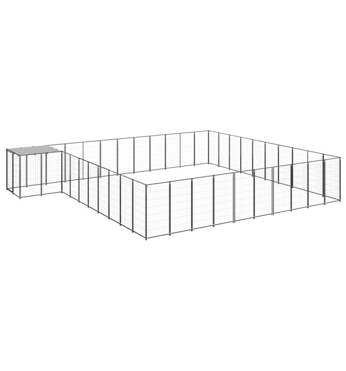 Chenil Noir 31,46 m² Acier | Mobilier & Déco