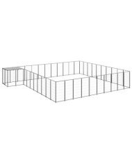 Chenil Noir 31,46 m² Acier | Mobilier & Déco