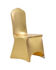 Housses extensibles de chaise 6 pcs Doré | Mobilier & Déco