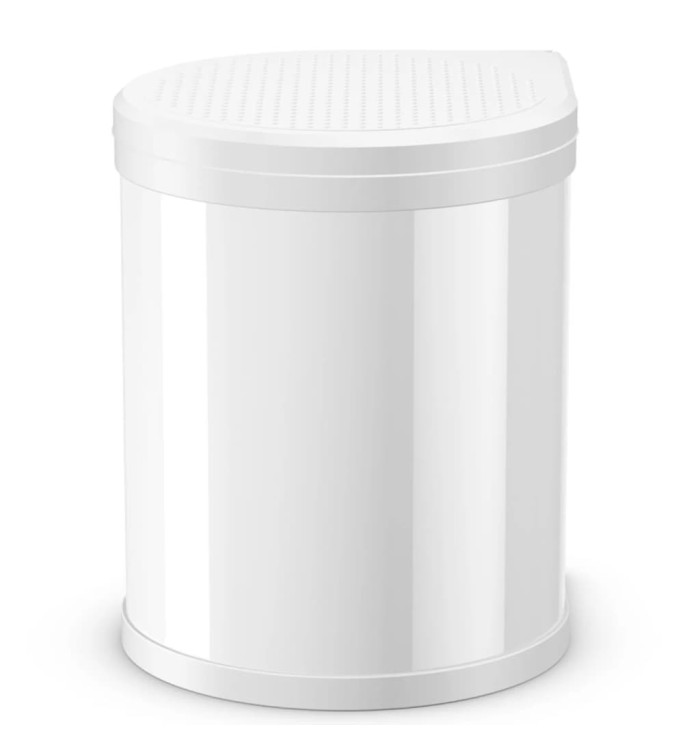 Hailo Poubelle de placard Compact-Box Taille M 15 L Blanc 3555-001 | Mobilier & Déco