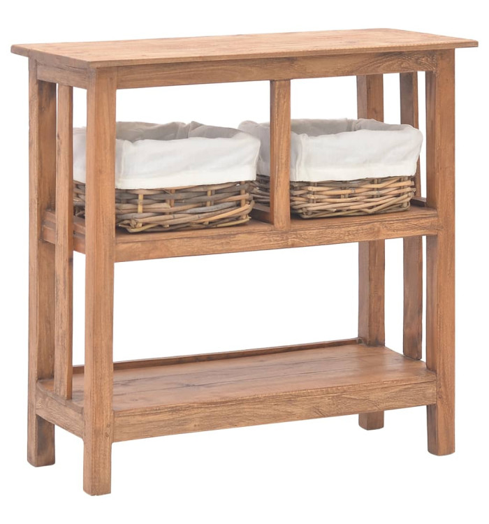 Table console bois d'acajou massif 69x28x70 cm | Mobilier & Déco