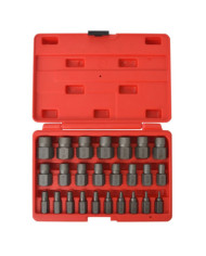 Kit d'extracteurs de vis à cannelures multiples Acier 25 pièces | Mobilier & Déco